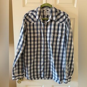 Lucky Brand snap button shirt • Slim fit • Men’s XL
